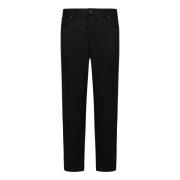 Zwarte Slim Fit Jeans met Logo Emporio Armani , Black , Heren