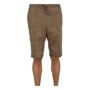 Stijlvolle Bermuda Shorts voor Mannen Corneliani , Brown , Heren