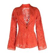 Carlotta Blazer - Stijlvol en Chic Cult Gaia , Red , Dames