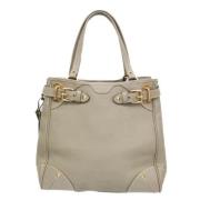 Pre-owned Leather louis-vuitton-bags Louis Vuitton Vintage , Gray , Da...