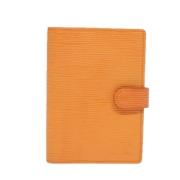 Pre-owned Leather home-office Louis Vuitton Vintage , Orange , Unisex