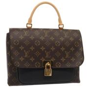 Pre-owned Canvas handbags Louis Vuitton Vintage , Brown , Dames