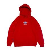 Rode Katoenen Hoodie 2023 WWL Stijl Usual , Red , Heren