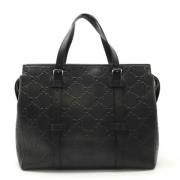 Pre-owned Leather gucci-bags Gucci Vintage , Black , Dames