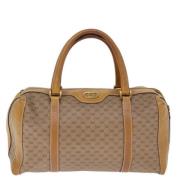 Pre-owned Canvas gucci-bags Gucci Vintage , Beige , Dames