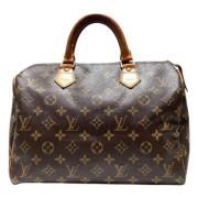 Pre-owned Canvas louis-vuitton-bags Louis Vuitton Vintage , Brown , Da...