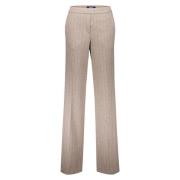 Wijde Pijp Vrouwelijke Broek Franca800 Gardeur , Beige , Dames