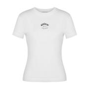 Stijlvolle T-shirts en Polos Collectie Moschino , White , Dames