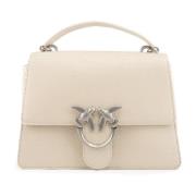 Love Birds Leren Tas Pinko , White , Dames