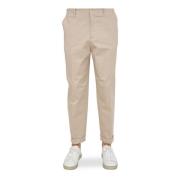 Beige Broek met Vouw aan de Voorkant Etro , Beige , Heren