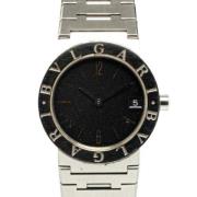 Pre-owned Metal watches Bvlgari Vintage , Black , Dames