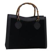 Pre-owned Leather handbags Gucci Vintage , Black , Dames