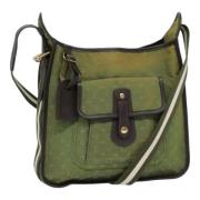 Pre-owned Canvas handbags Louis Vuitton Vintage , Green , Dames