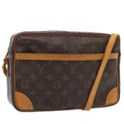 Pre-owned Canvas shoulder-bags Louis Vuitton Vintage , Brown , Dames