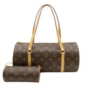 Pre-owned Canvas louis-vuitton-bags Louis Vuitton Vintage , Brown , Da...