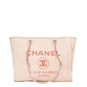 Pre-owned Canvas chanel-bags Chanel Vintage , Pink , Dames