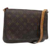 Pre-owned Canvas louis-vuitton-bags Louis Vuitton Vintage , Brown , Da...