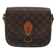 Pre-owned Canvas louis-vuitton-bags Louis Vuitton Vintage , Brown , Da...