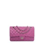 Pre-owned Leather chanel-bags Chanel Vintage , Pink , Dames