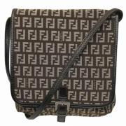 Pre-owned Canvas crossbody-bags Fendi Vintage , Brown , Dames