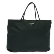 Pre-owned Nylon totes Prada Vintage , Green , Dames