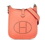 Pre-owned Leather shoulder-bags Hermès Vintage , Pink , Dames