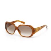 Pre-owned Plastic sunglasses Louis Vuitton Vintage , Brown , Dames