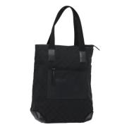 Pre-owned Canvas totes Gucci Vintage , Black , Dames