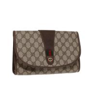 Pre-owned Canvas clutches Gucci Vintage , Multicolor , Dames