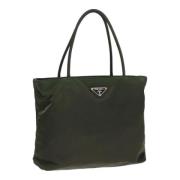 Pre-owned Nylon handbags Prada Vintage , Green , Dames