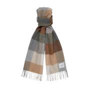 Lamswol Shawl Cognac Sjaal Profuomo , Multicolor , Heren