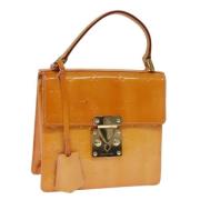 Pre-owned Leather louis-vuitton-bags Louis Vuitton Vintage , Orange , ...