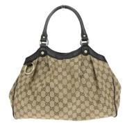 Pre-owned Canvas gucci-bags Gucci Vintage , Brown , Dames