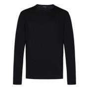 Zwarte Crew Neck T-shirts en Polos James Perse , Black , Heren