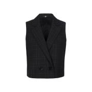 Elegante Zwarte Vest met Subtiel Patroon Riani , Black , Dames