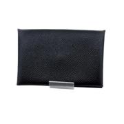 Pre-owned Leather wallets Hermès Vintage , Black , Heren