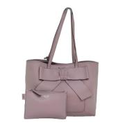 Pre-owned Leather totes Prada Vintage , Pink , Dames