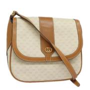 Pre-owned Leather gucci-bags Gucci Vintage , Beige , Dames