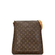 Pre-owned Canvas louis-vuitton-bags Louis Vuitton Vintage , Brown , Da...