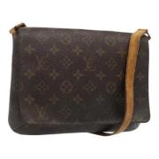 Pre-owned Canvas louis-vuitton-bags Louis Vuitton Vintage , Brown , Da...