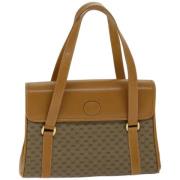 Pre-owned Leather gucci-bags Gucci Vintage , Beige , Dames