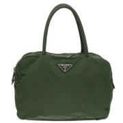 Pre-owned Nylon handbags Prada Vintage , Green , Dames