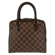 Pre-owned Canvas handbags Louis Vuitton Vintage , Brown , Dames