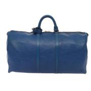 Pre-owned Leather louis-vuitton-bags Louis Vuitton Vintage , Blue , Da...