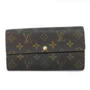 Pre-owned Fabric wallets Louis Vuitton Vintage , Brown , Dames