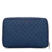 Pre-owned Canvas home-office Chanel Vintage , Blue , Dames