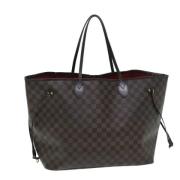 Pre-owned Canvas louis-vuitton-bags Louis Vuitton Vintage , Brown , Da...