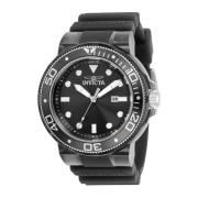 Pro Diver Quartz Horloge Zwarte Wijzerplaat Invicta Watches , Gray , H...