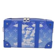 Pre-owned Canvas louis-vuitton-bags Louis Vuitton Vintage , Blue , Dam...