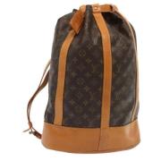 Pre-owned Canvas louis-vuitton-bags Louis Vuitton Vintage , Brown , Da...